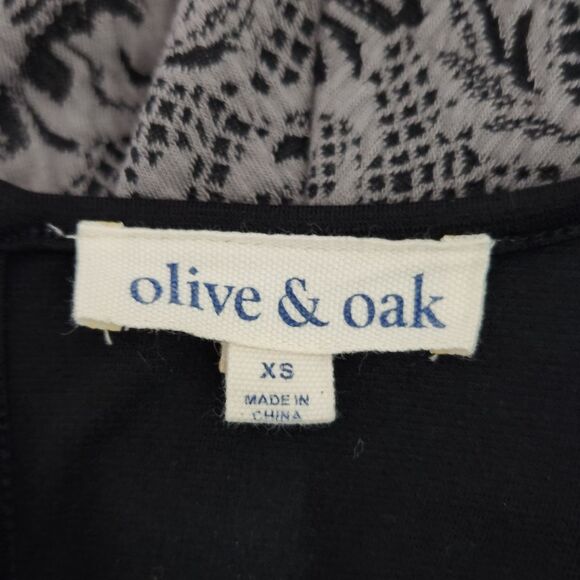 Olive & Oak Gray and Black Fit and Flare Mini Dress Size XS Party Dress - Picture 5 of 7